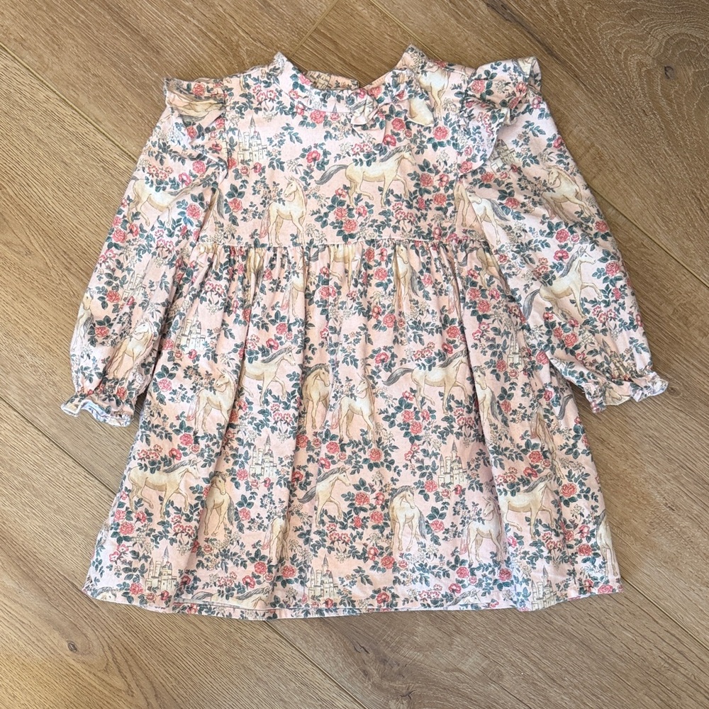 Janie and Jack Floral Pink Dress
